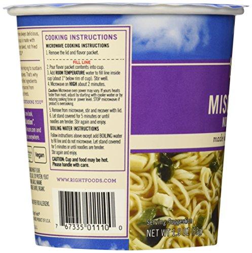 Dr. McDougall's Right Foods Dr. McDougall's Organic Miso Big Soup Cup, Garlic Ginger with Noodles, 1.9 oz