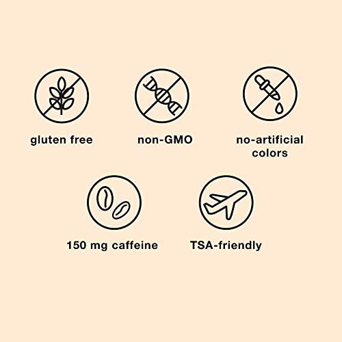 More Labs More Labs Liquid Focus, Nootropic Smart Drink with Powerful Antioxidants & Adaptogenic Herbs for Energy and Concentration, 150mg Caffeine (Pack of 24)