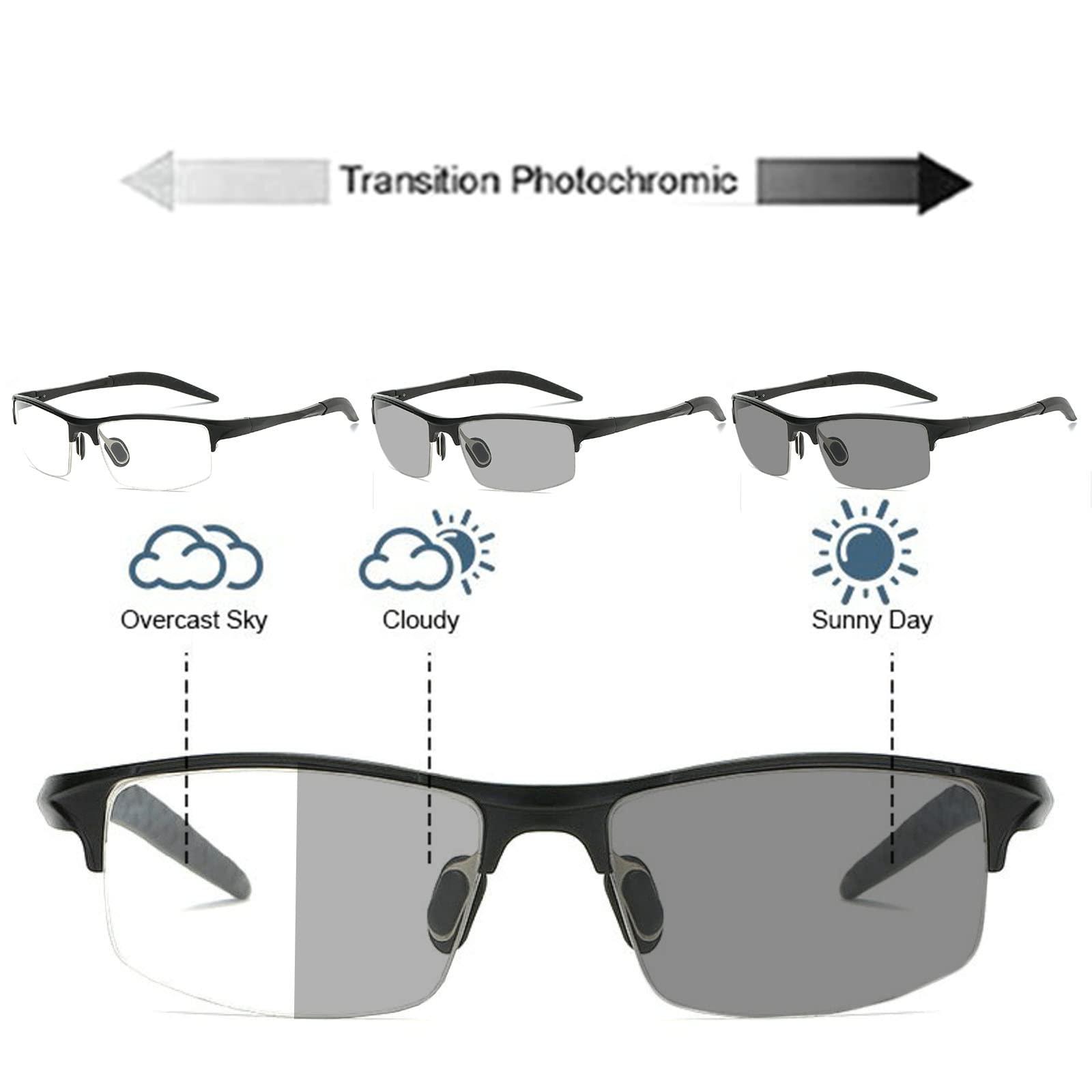 willochra sports cycling full lens Reading Glasses Men Presbyopia Hyperopia Glasses Transition Sun Photochromic Sunglasses Reader (2pcs-black&silver, 1.25, multiplier_x)