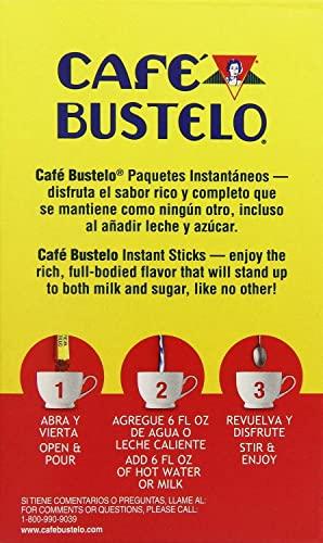 CAFÉ BUSTELO Cafe Bustelo Instant Espresso Coffee Single Serve Packets 6 Count (Pack of 4)