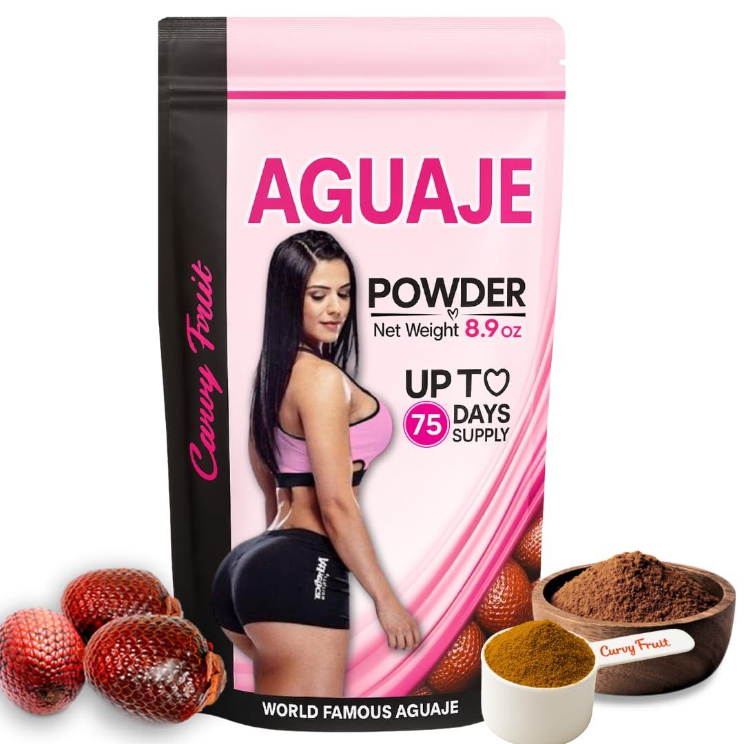 Curvy Fruit Curvy Fruit Original Aguaje CurvyFruit Powder for Bigger Butt, Breast and Hips- 3.5 oz - 31 Days Supply