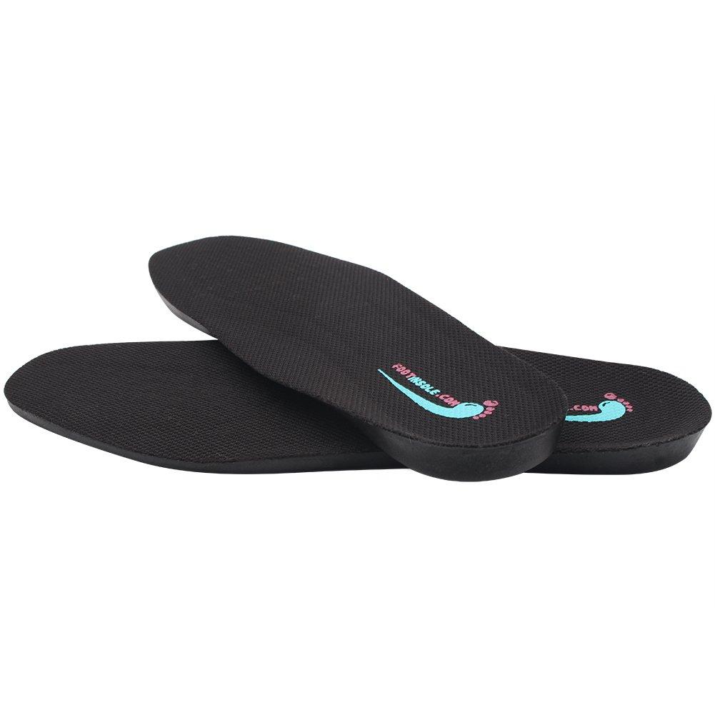FOOTINSOLE.COM Height Increase Insole, Shoe Lift for Men Elevated Cushioned Inserts and Arch Support Comfort Insoles to Make You Taller (0.4\" UP (US Men\'s 7-11))