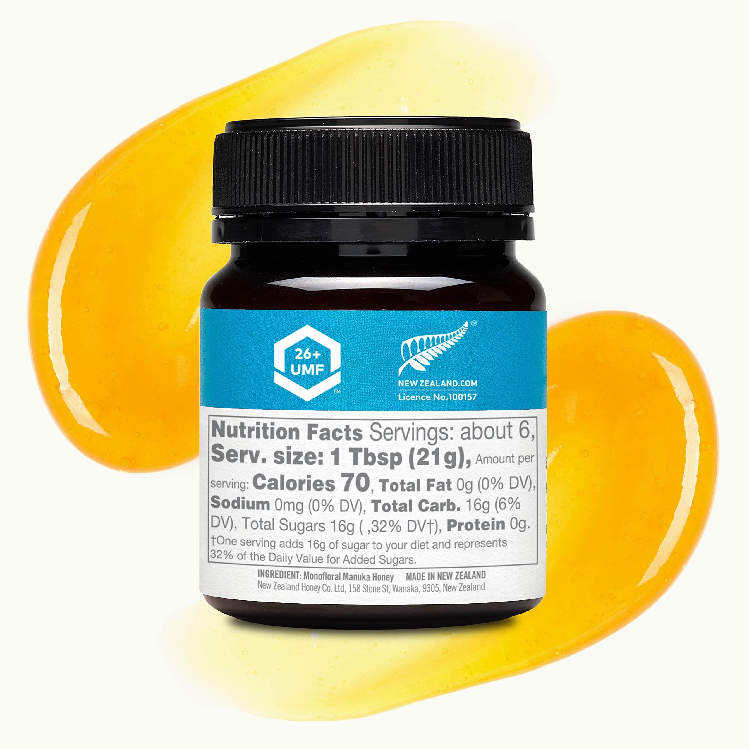NEW ZEALAND HONEY CO New Zealand Honey Co. Raw Manuka Honey UMF 28+ | MGO 1450+ 4.4 oz & UMF 26+ | MGO 1282+ 4.4 oz