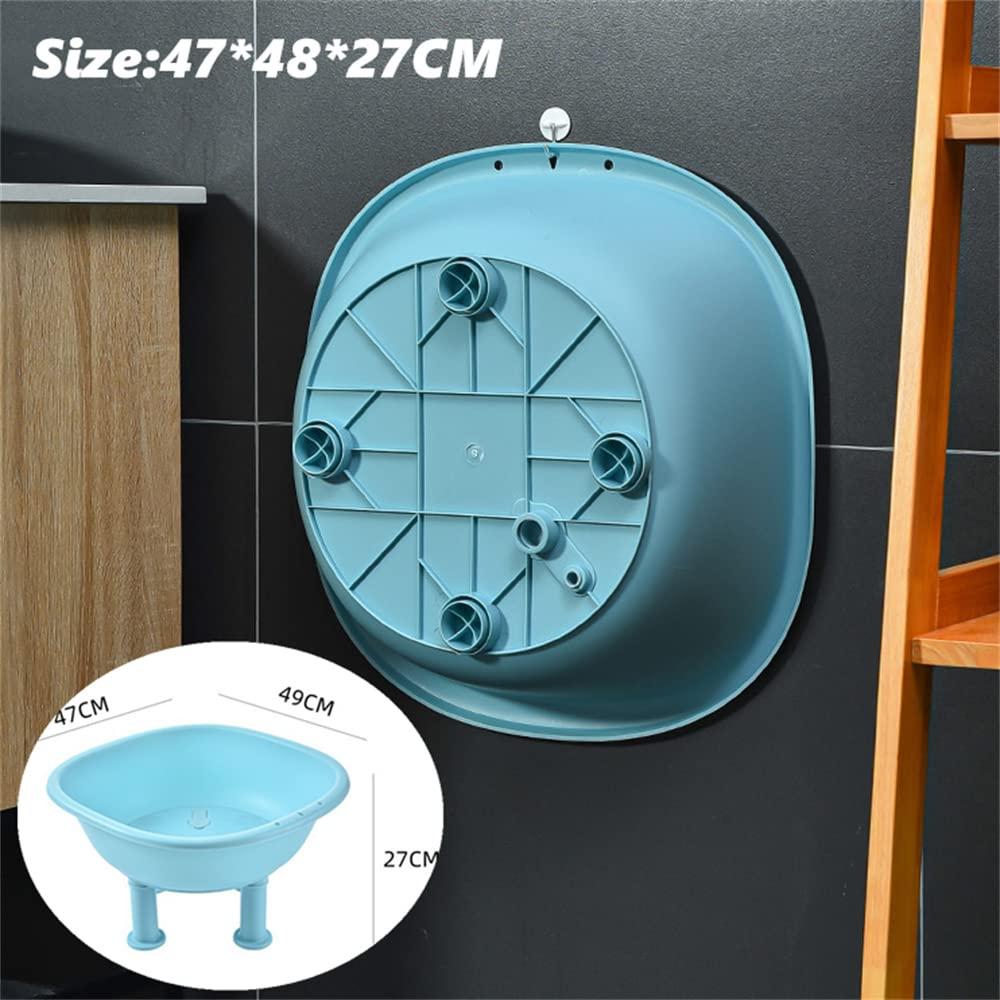 chislim Sitz Bath tub,Sitz Bath for Hemorrhoids,Sitz Bath for Postpartum Care,Hangable,Deeper Bowl,Sits Bath Kit for Women Men (White)