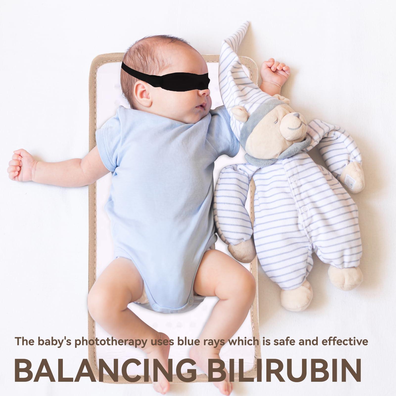 Agatige Newborn Jaundice Therapy Blanket, Professional Blue Light Lamps Jaundice Relief Tool Light Therapy Pad for Body