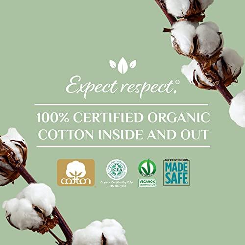 Organyc Organyc - 100% Certified Organic Cotton Tampons - No Applicator, Free from Chlorine, Perfumes, Rayon, and Chemicals 192 Count, Regular Flow (Pack of 12)
