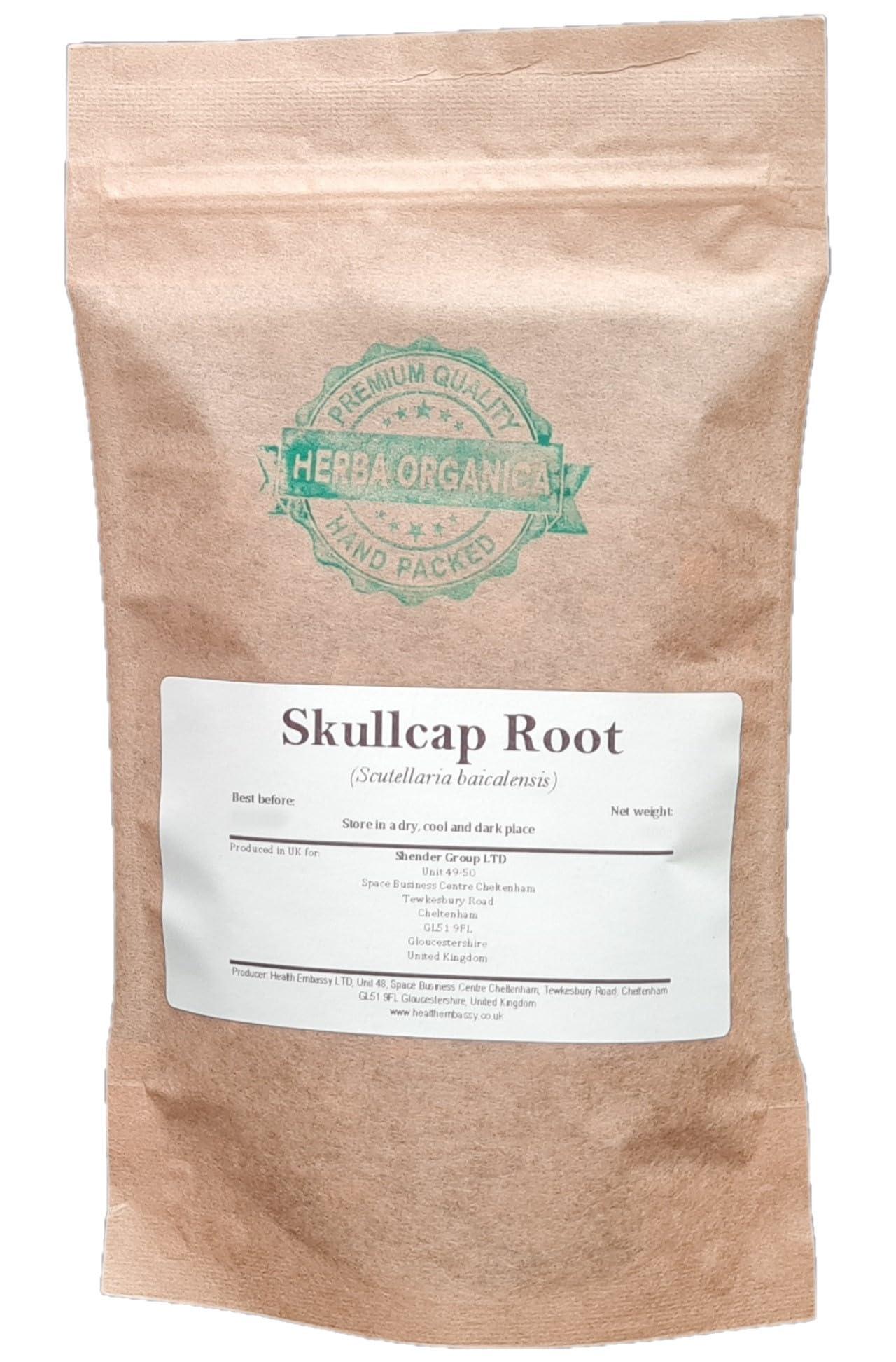 Herba Organica Herba Organica Skullcap Root | Scutellaria baicalensis | Pure and Natural Non-GMO | Perfect for Wellness Blends (50g)