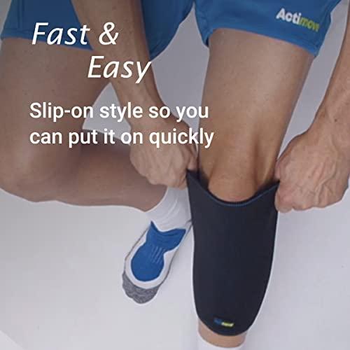 Actimove Actimove Sports Edition Knee Support Closed Patella with COOLMAX AIR Technology Sleeve for Pain Management For Strains, Sprains & Swelling - Left/Right Wear Navy, Small
