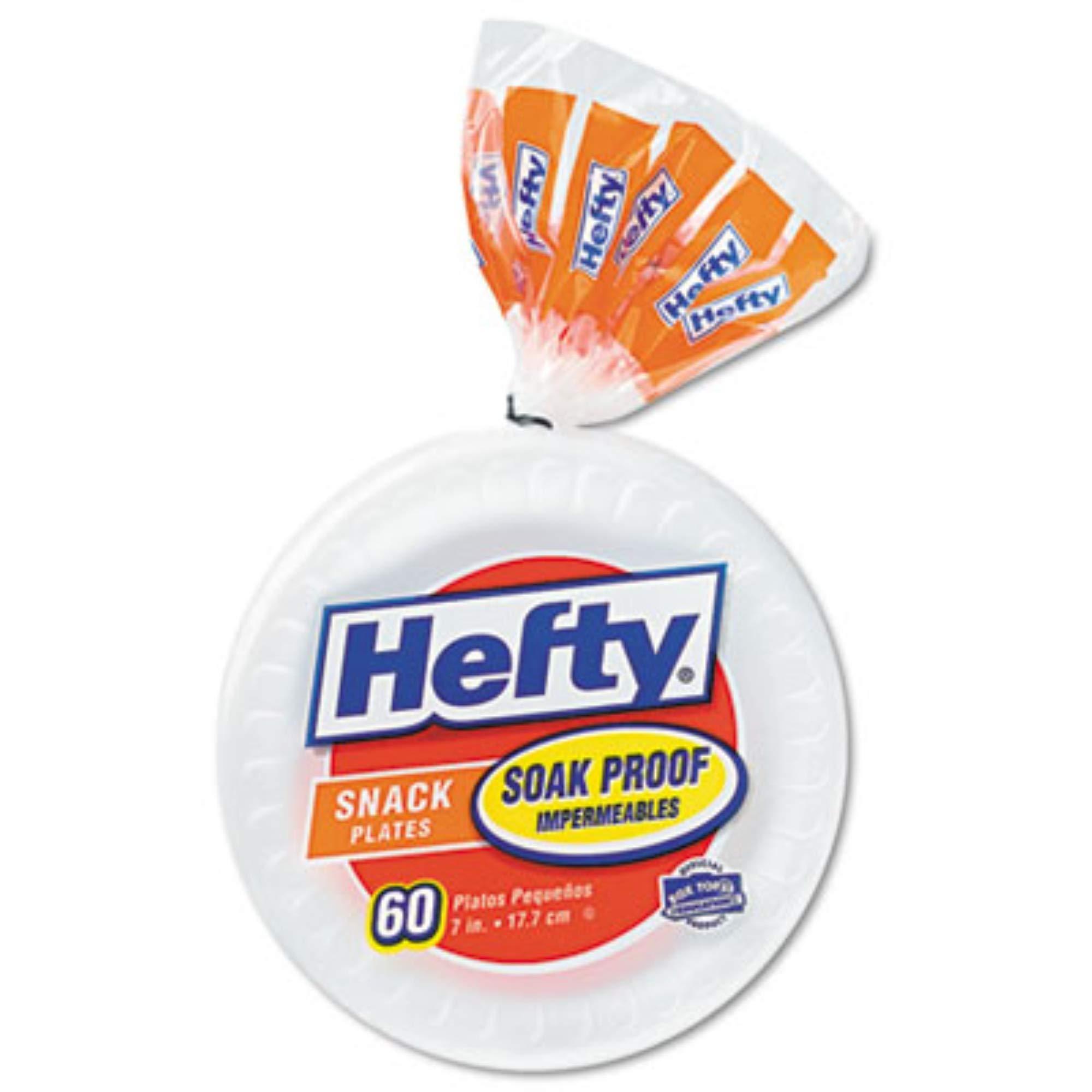 Hefty Hefty 00D20769 Foam Plates, Soak-Proof, 7-in., 54-Ct. - Quantity 8