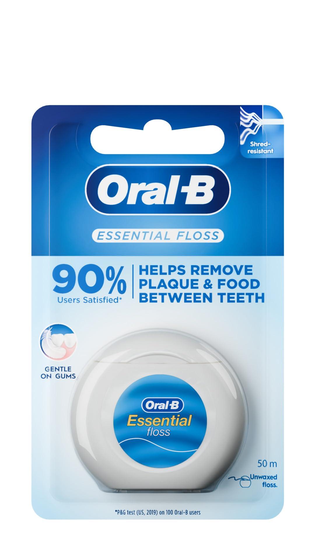 Oral-B Oral B 005012 Unwaxed Dental Floss, 50 M