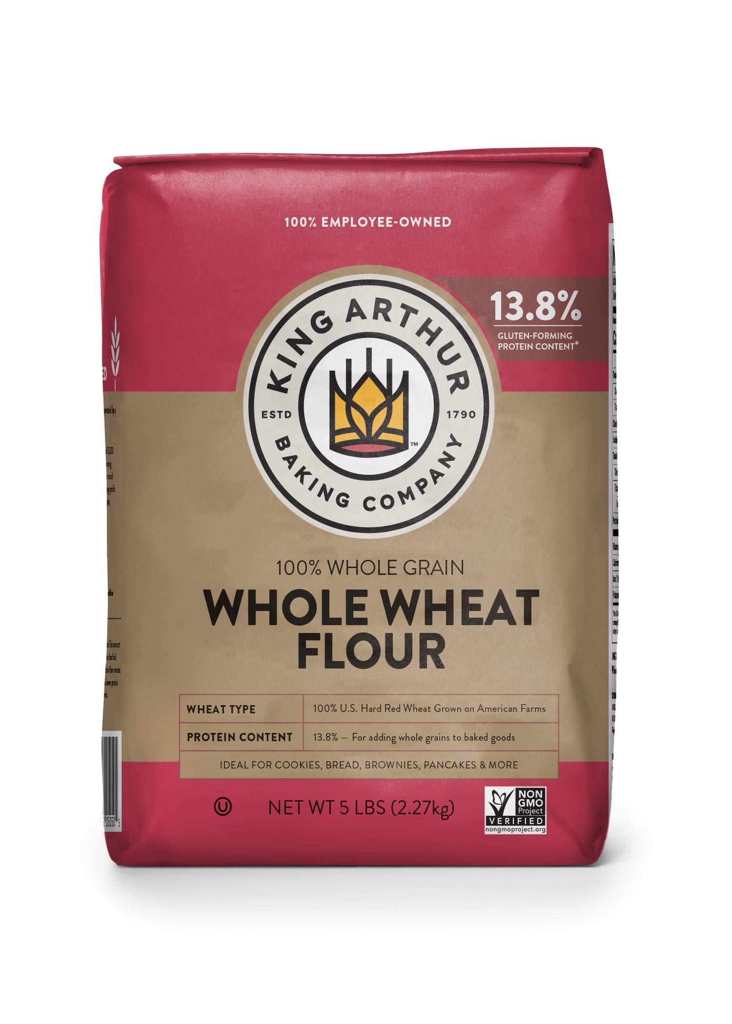 King Arthur King Arthur Traditional Whole Wheat Flour, 5 lb