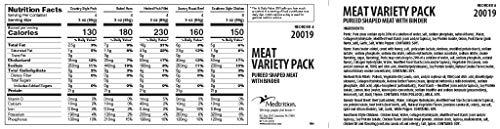 Medtrition Cafe Puree Meat Variety Pack 3 oz. (24 Count)