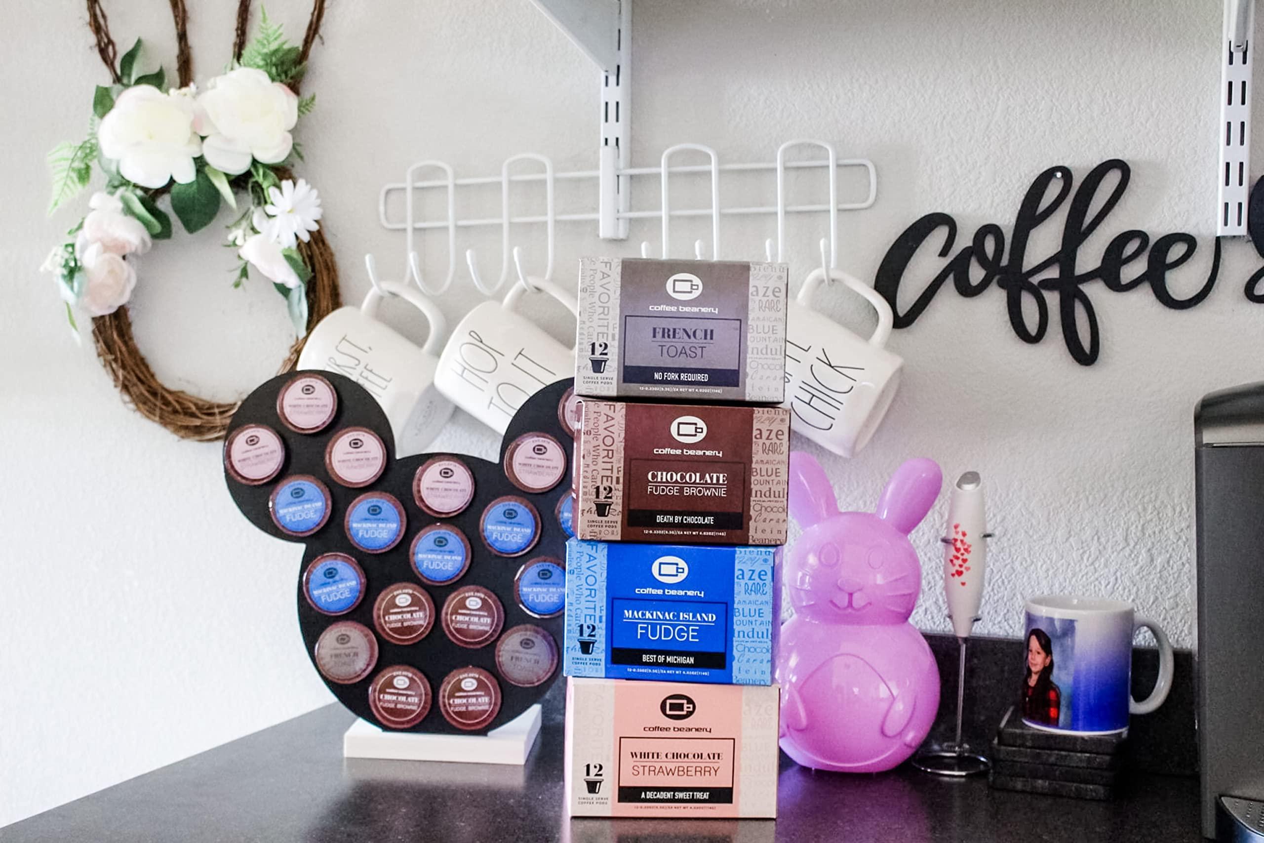 Coffee Beanery Mackinac Island Fudge Coffee Pods by Coffee Beanery | 12ct Flavored Coffee Pods Medium Roast Coffee Pods| 100% Specialty Arabica Coffee| Gourmet Coffee Pods