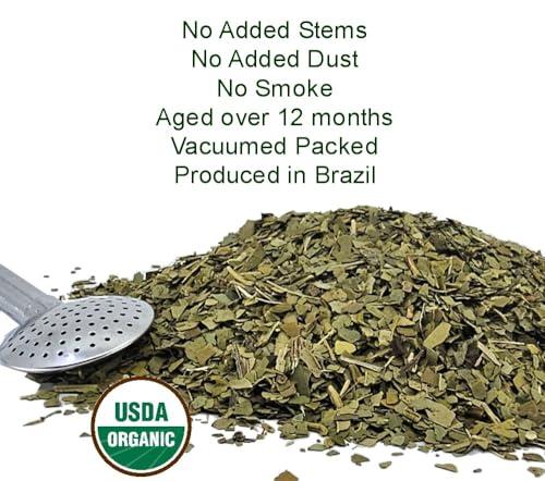 GoYerbaMate GOYERBAMATE Premium Organic Yerba Mate (Pure Leaf, Smoke Free, Aged) (2.2 Lbs (1 Kg))