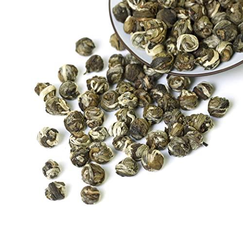 GOARTEA GOARTEA 10pcs 8g Supreme Jasmine Pearls Tea Jasmine Tea Loose Leaf Jasmine Green Tea Chinese Jasmine Dragon Pearls Tea Easy Bag
