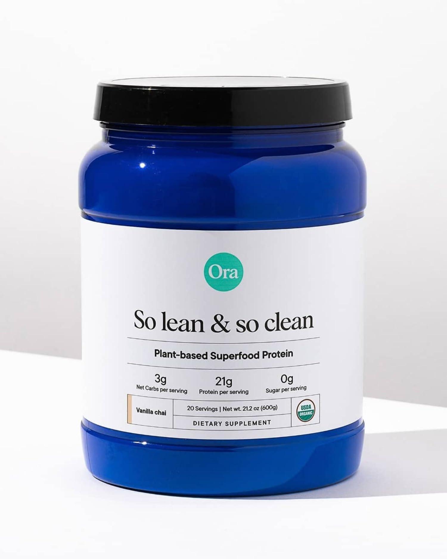 Ora Organic Ora Organic Vegan Protein Powder - 21g Plant Based Protein Powder for Women and Men | Clean Protein Source, Keto Friendly, Gluten Free, Paleo, Dairy-Free, Gluten-Free, Soy-Free (Vanilla Chai)