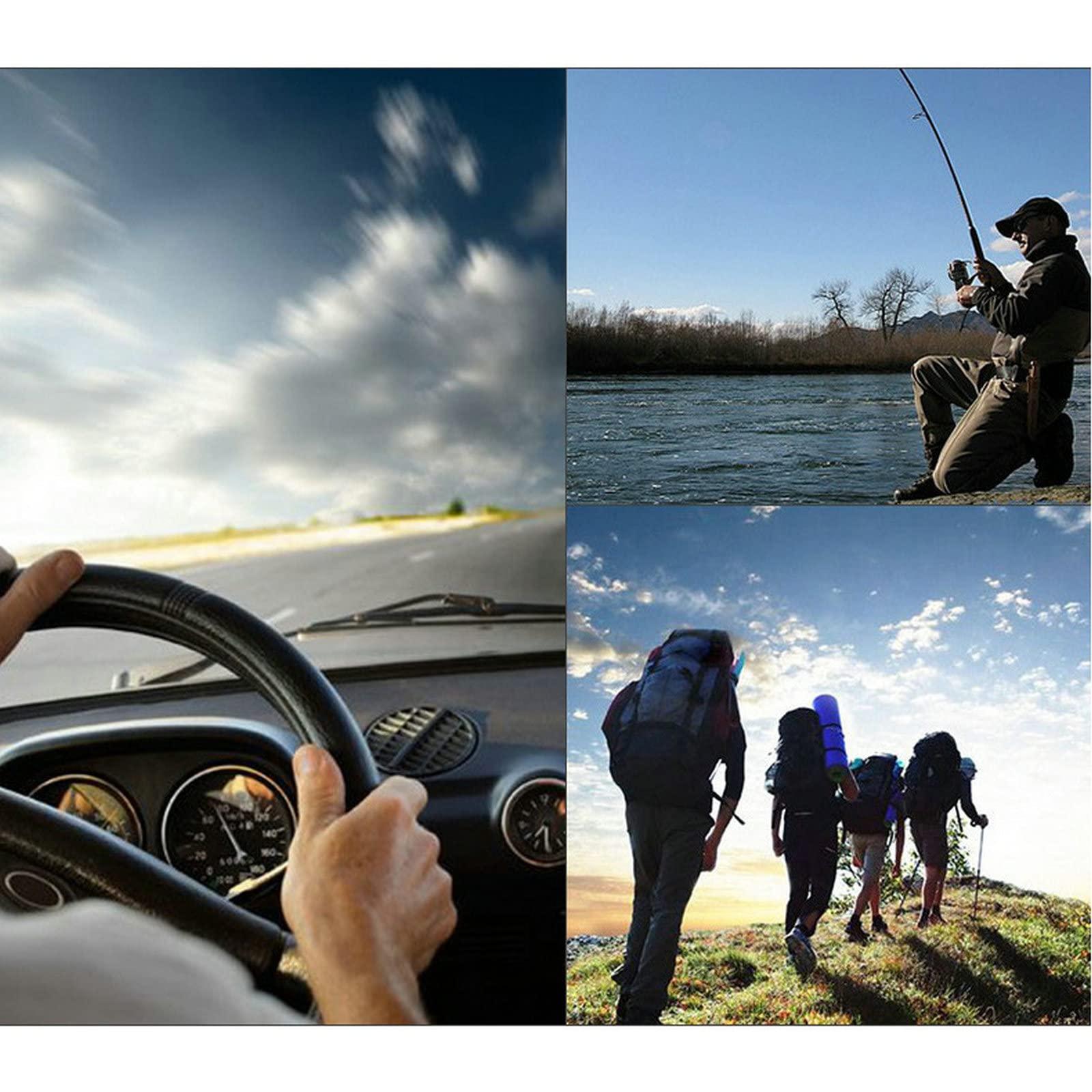 willochra willochra Full lens Polarized Reading Sunglasses Readers For Men Women Ultralight Wrap Around Sport Driving Anti-Fatigue Goggles (black, 3.5, multiplier_x)