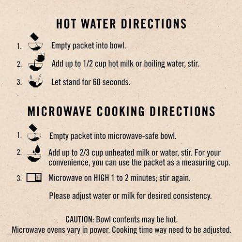 Quaker Quaker Instant Oatmeal, High Fiber 2 Flavor Variety (32 Pack)