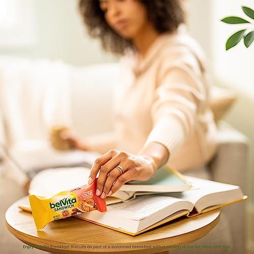 Belvita belVita Breakfast Sandwich Cinnamon Brown Sugar with Vanilla Creme Breakfast Biscuits, 5 Packs (2 Sandwiches Per Pack)