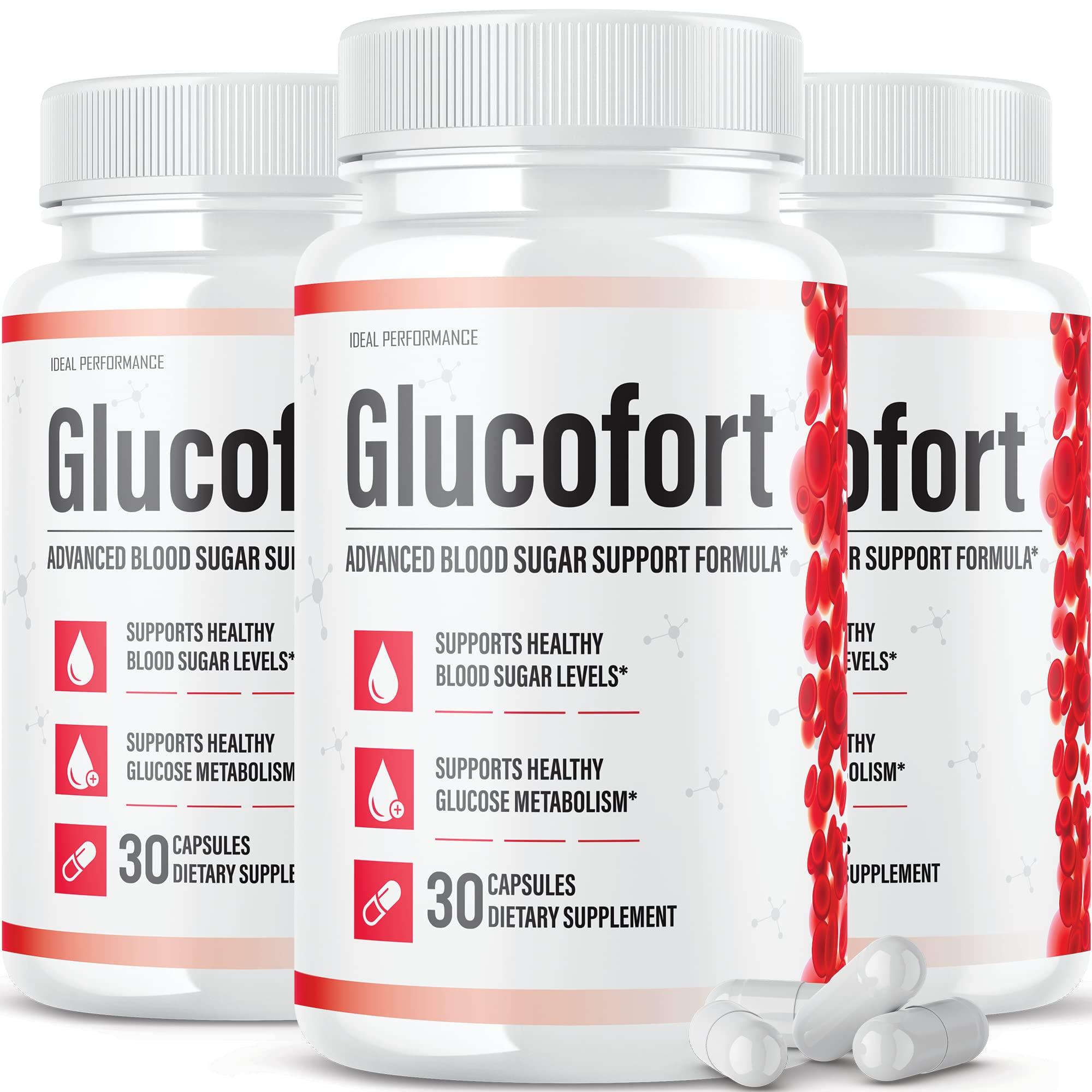 IDEAL PERFORMANCE IDEAL PERFORMANCE (Official) Glucofort Supplement Support Formula (3 Pack)