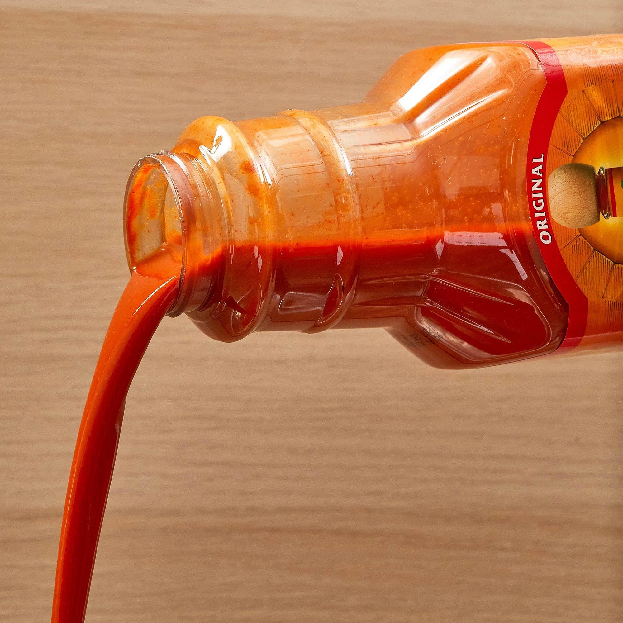 Cholula Cholula Original Hot Sauce, 64 fl oz - One 64 Fluid Ounce Bulk Container of Hot Sauce with Mexican Peppers and Signature Spice Blend, Perfect with Tacos, Eggs, Wings, Chicken and More