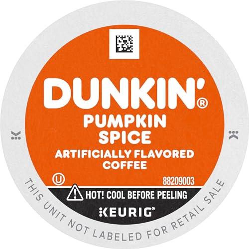 Dunkin' Dunkin Pumpkin Spice Coffee, Limited Edition Fall Coffee, K Cup Pods , 10 Count Boxes (Pack of 6)