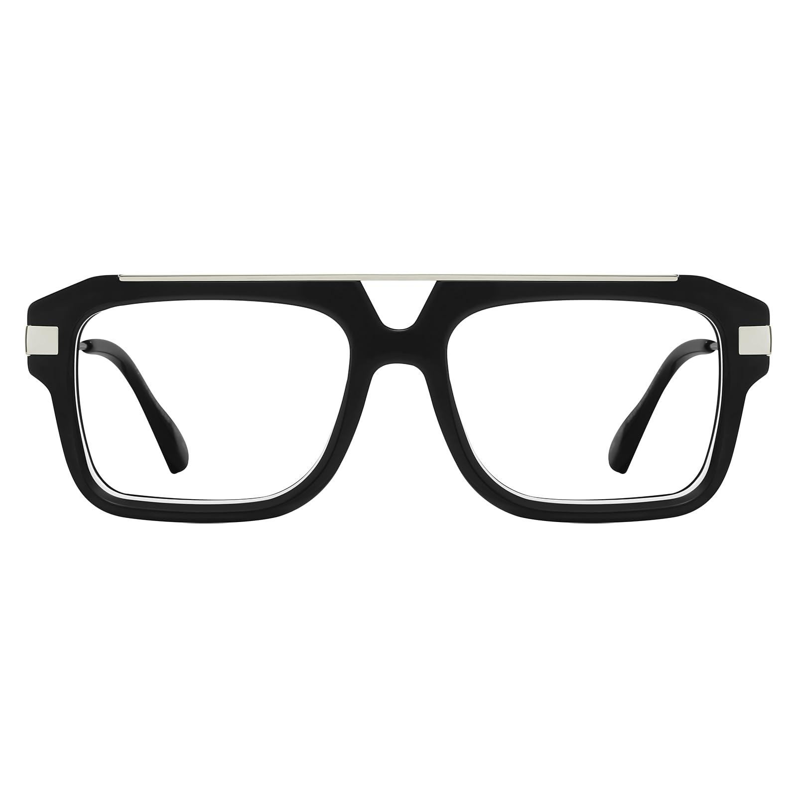FYTOO FYTOO Modern Aviator Glasses Blue Light Blocking Reading Glasses for Women Men, Anti Glare/Eyestrain Computer Readers, 2.75 Computer Eyeglasses Readers