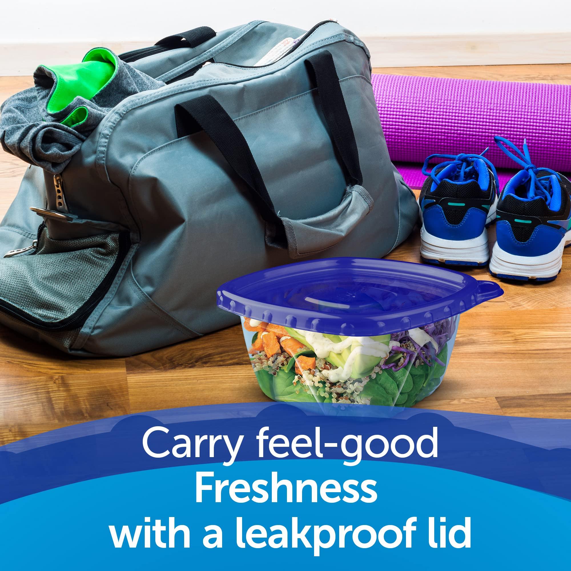 SC Johnson Ziploc Food Storage Meal Prep Containers Reusable for Kitchen Organization, Smart Snap Technology, Dishwasher Safe, Deep Rectangle, 2 Count (pack of 4)