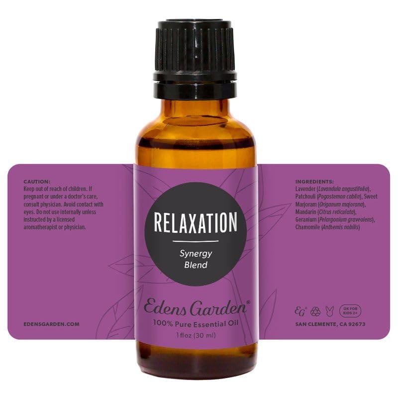Edens Garden Edens Garden Relaxation Essential Oil Blend 100% Pure & Natural Best Recipe Therapeutic Aromatherapy Essential Oil Blends 118 ml (4 oz)