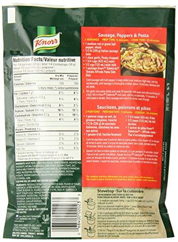 Knorr Knorr Sidekicks Pasta, Tomato Alfredo Side Dishes, 150g/5.3oz., 8ct, {Imported from Canada}