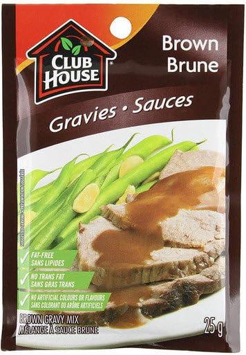 Club House (CLUC0) Club House, Brown Gravy Mix, (25g/1oz,) 12 pack {Imported from Canada}