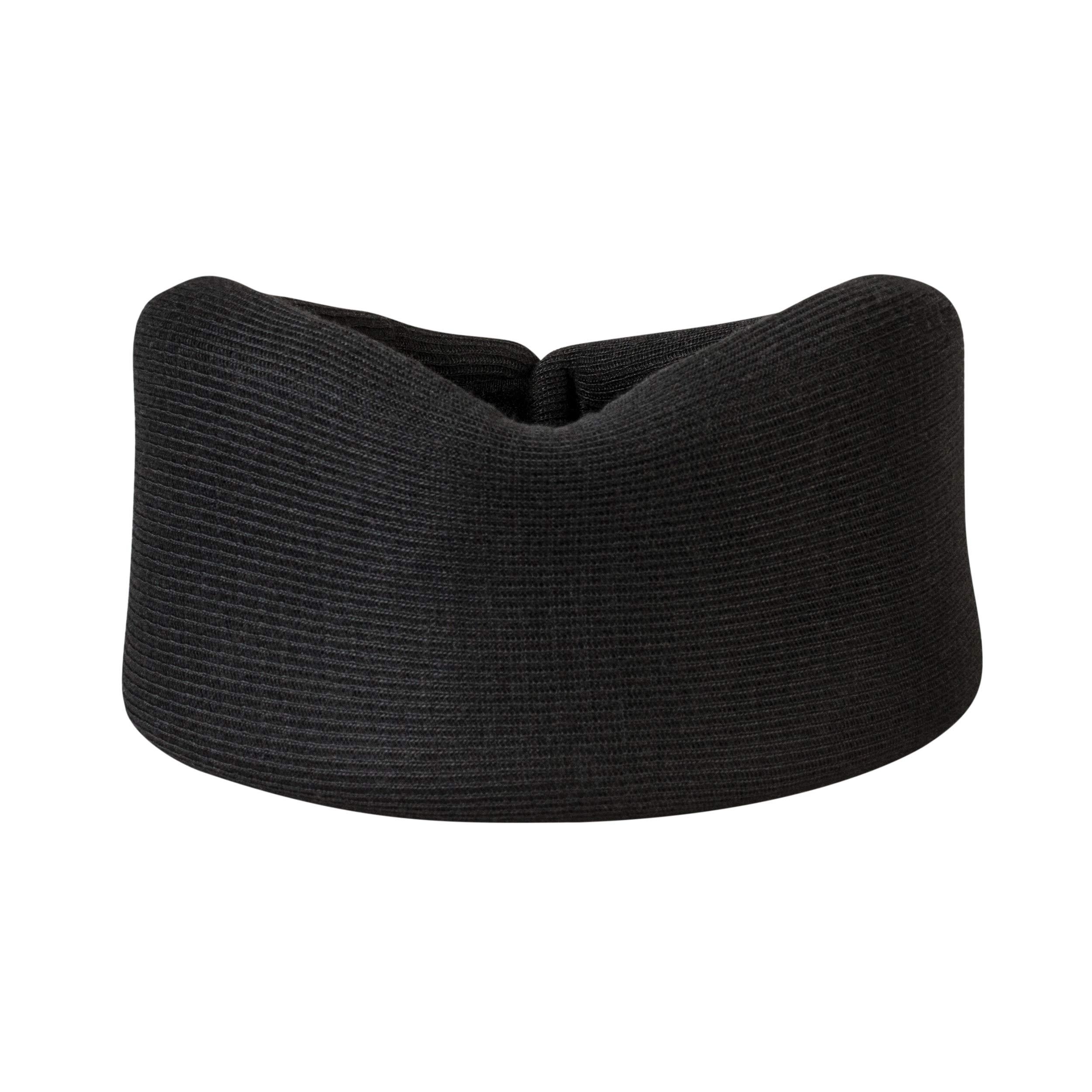 Core Products Core Products Soft Foam Cervical Collar Neck Support Brace, Helps Stabilize Vertebrae & Relieve Spinal Pressure for Men & Women - Black, Small Fits (1.8-2.2 inch) Height