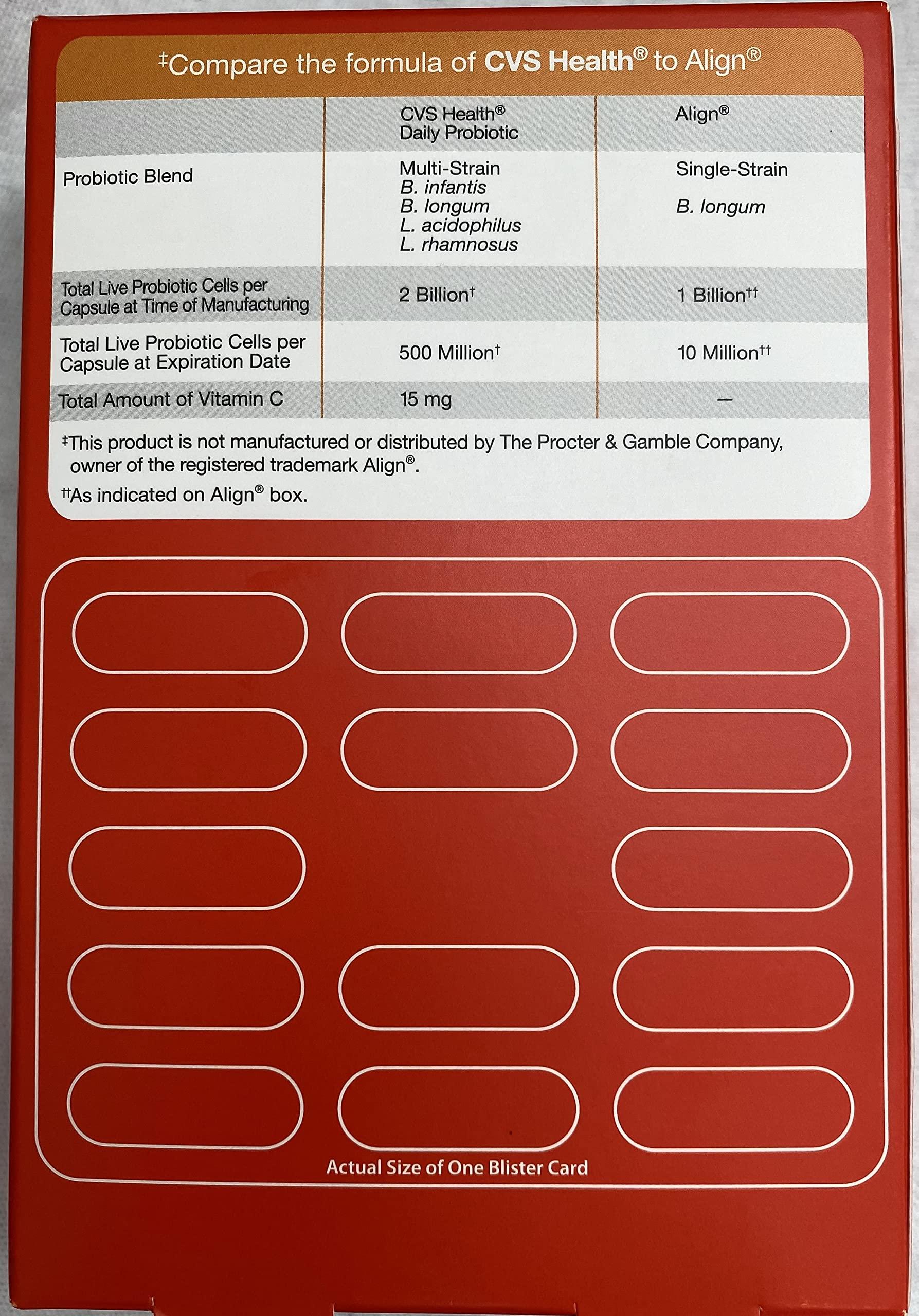 CVS Health CVS Health Digestive Probiotic Vegetable Capsules