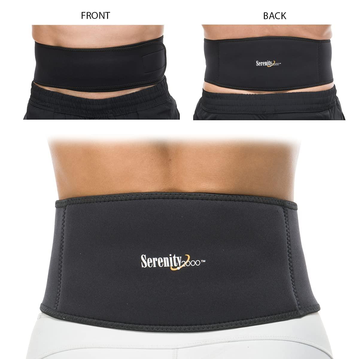 SERENITY2000 SERENITY2000 Magnetic Therapy Back Wrap for Pain Relief and Support, 16 Magnets, 1100 Gauss Per Magnet (Large/XLarge - Waist up to 50\")