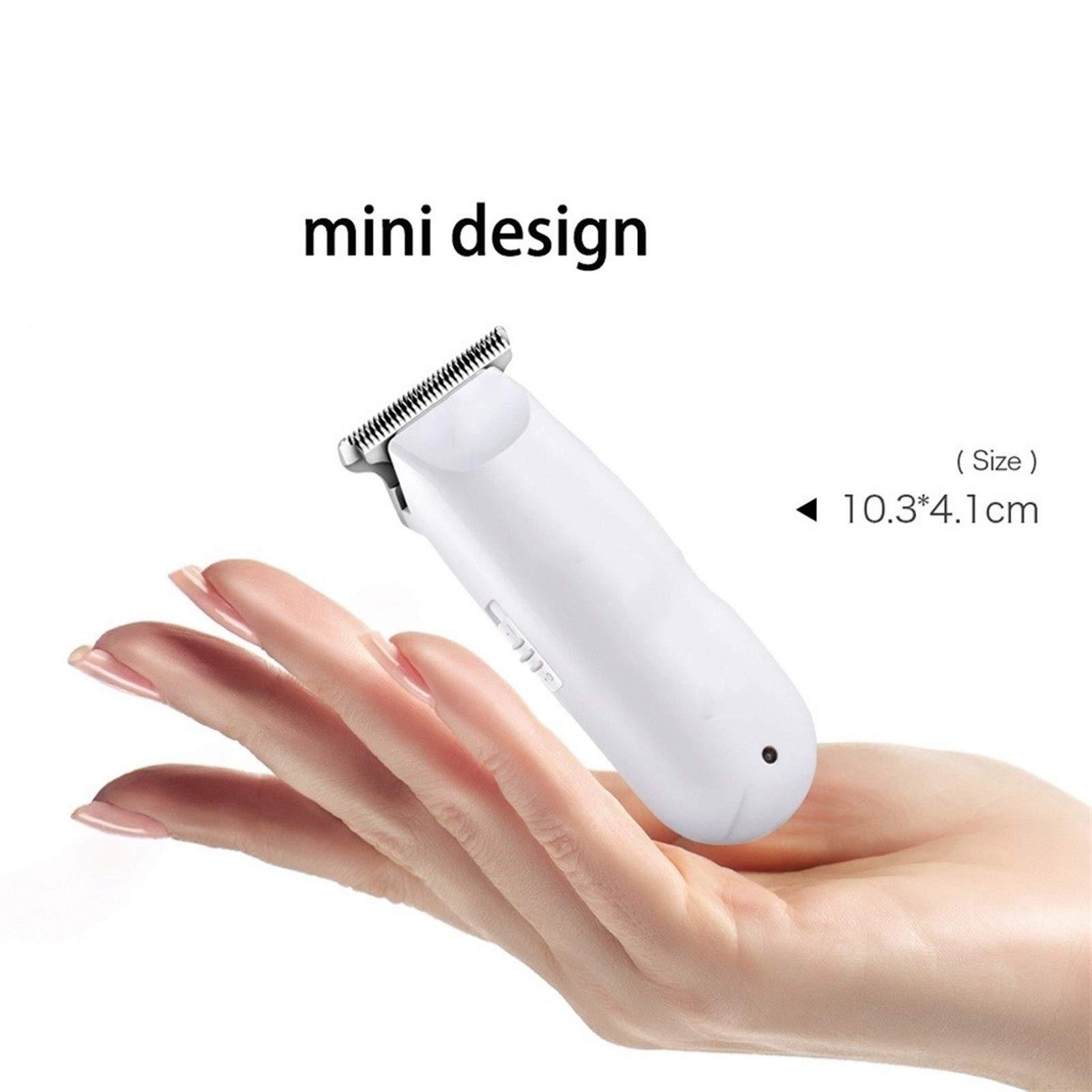 sdshfdjfheuhfedjv Baby Hair Trimmer Mini Portable Hair Clipper Kids Hair Cutting Rechargeable Quiet Infant Household Shaver
