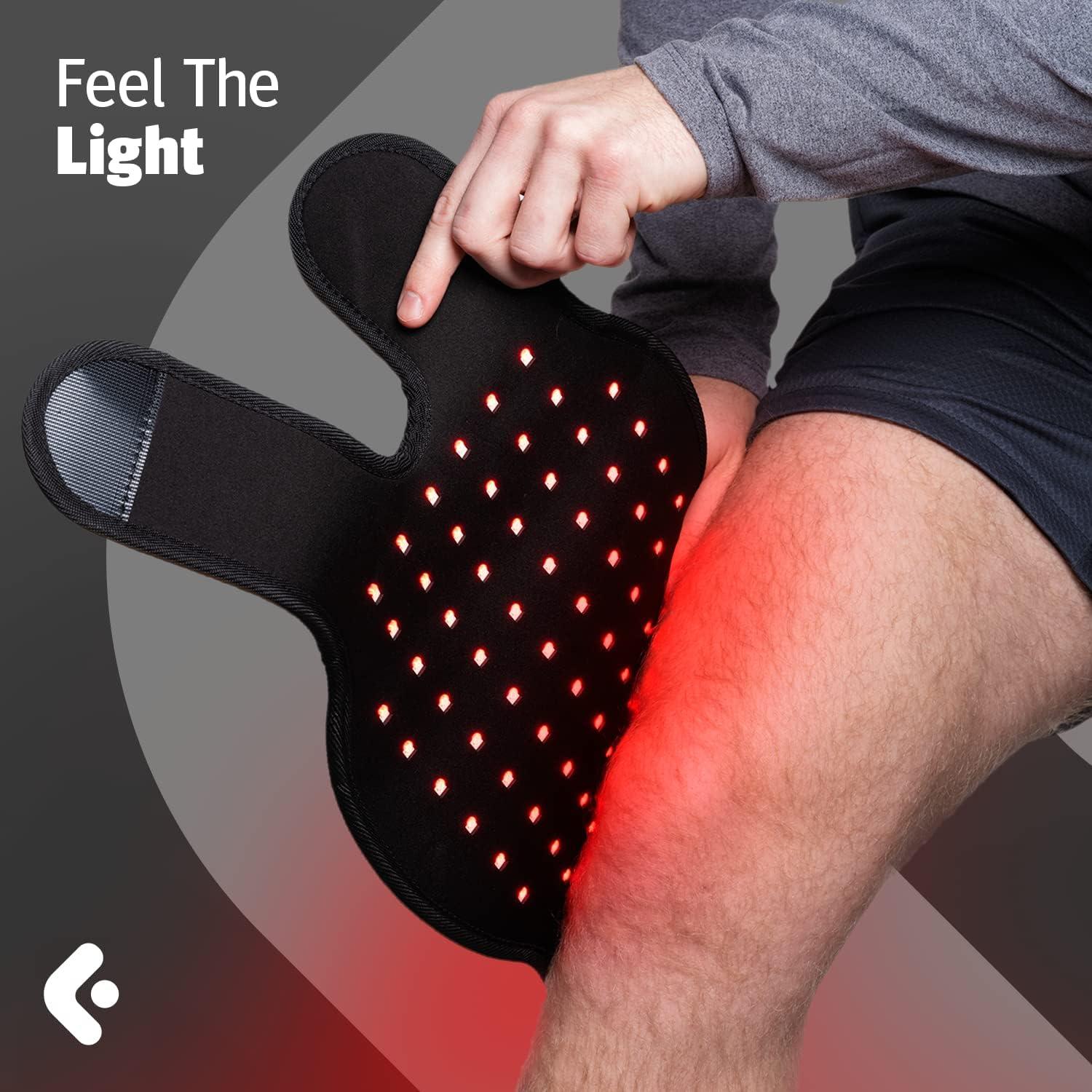 CURALIGHT CURALIGHT Red Light Therapy for Joints - LED Infrared and Red Light Therapy Belt for Joint, Knee and Elbow. Pain Reliever Red Light Joint Therapy Equipped. Rechargeable with Powerful LEDs 660nm 850nm