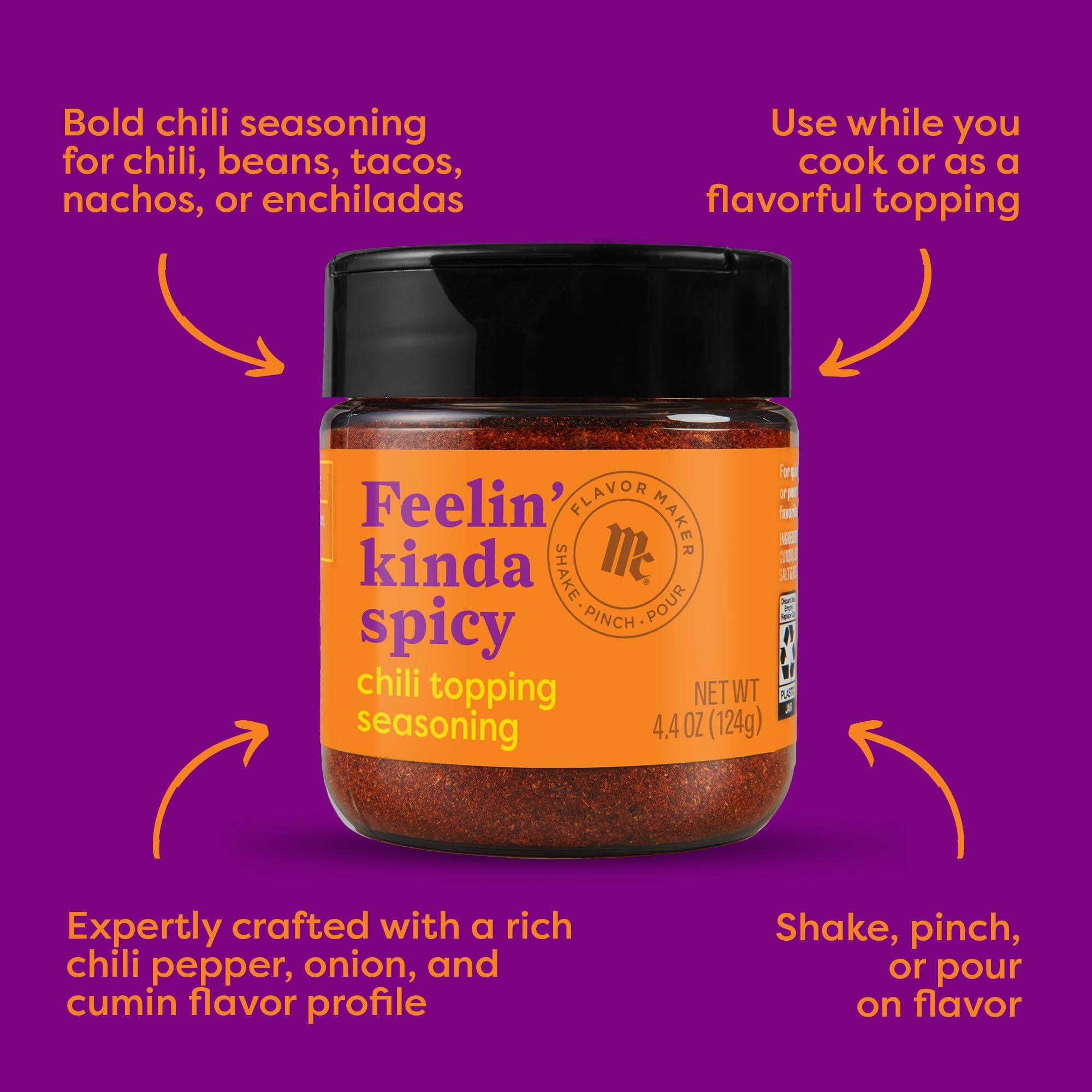 McCormick McCormick Chili Topping Seasoning, Flavor Maker, 4.4 oz