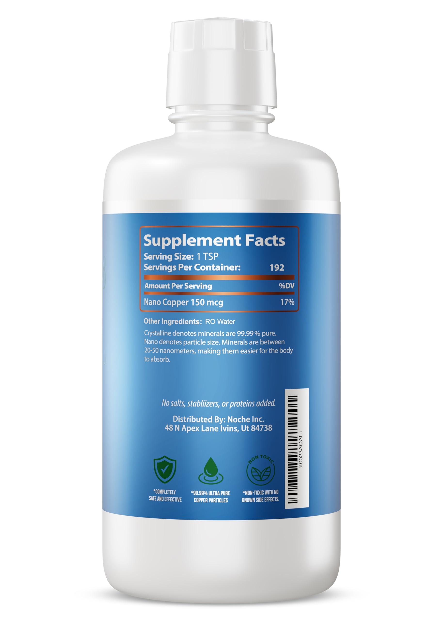 NutriNoche NutriNoche Colloidal Copper | 99.99% Ultra Pure Crystalline Nano Copper Particles