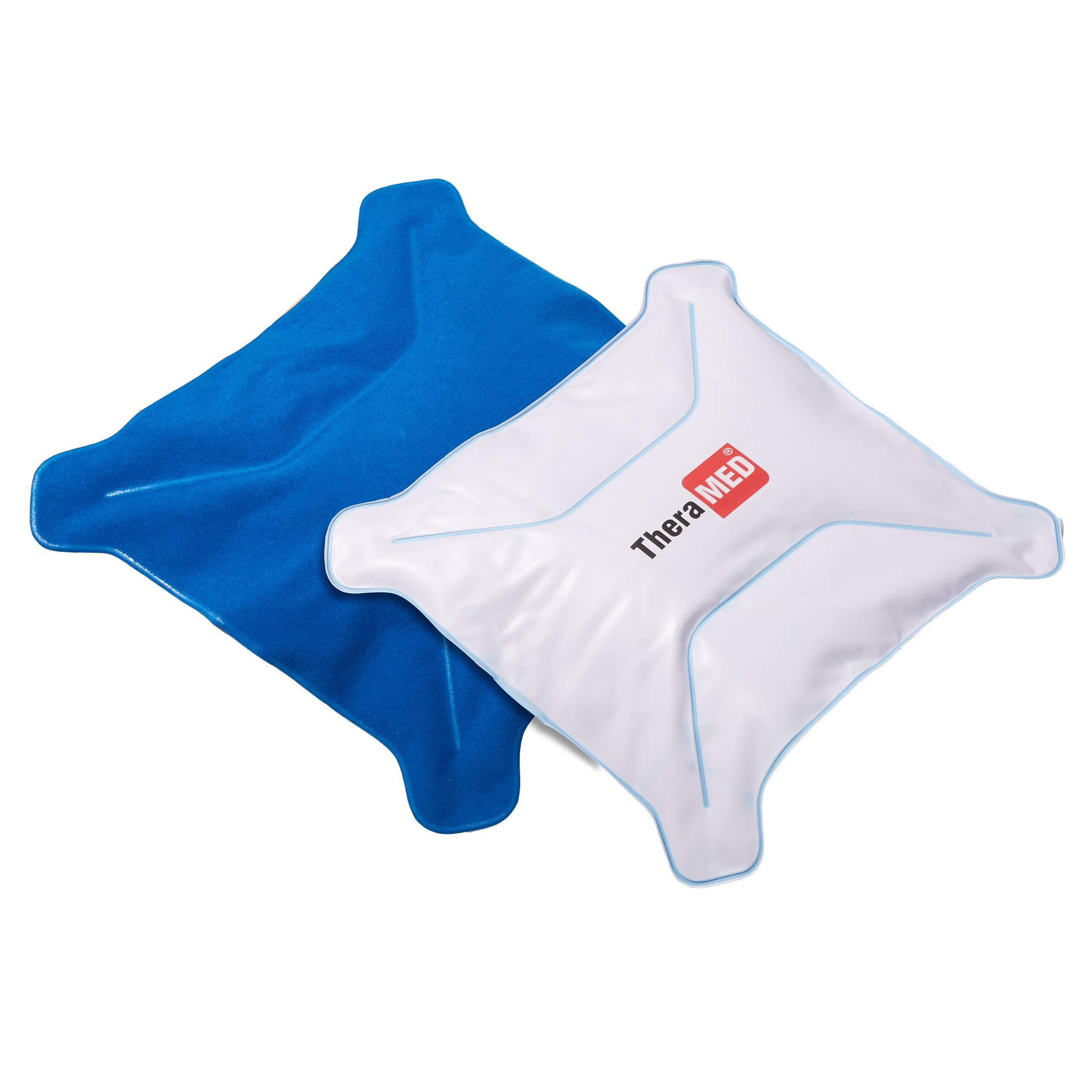 Theramed Thera-Med Reusable Ice Pack For Back Pain - Dual Temperature Cold Gel Pack - Upper Back and Lower Back Pain Relief Ice Pack, 13.5” x 13.x5”