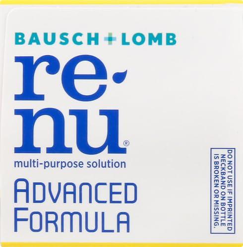 Renu Renu Contact Lens Solution Multipurpose Disinfectant, Advanced Formula Lens Cleaner, Cleans & Moisturizes Soft & Silicon Hydrogel Lenses, 12 Fl Oz