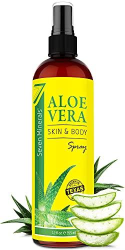 Seven Minerals Seven Minerals Organic Aloe Vera Spray & Sweet Almond Oil