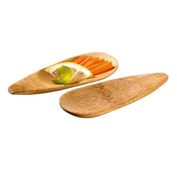 PacknWood PACKNWOOD 209B PATTAYA - Bamboo Tasting Spoon - Bamboo Mini Tasting Spoons - Biodegradable & Compostable Tasting Spoons - Mini Disposable Bamboo Serving Spoons - 3.9\" Length (Case of 144)