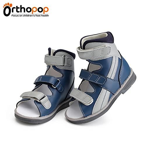 Orthopop Orthopedic Sandals for Kids and Toddlers,Corrective High-Top AFO Shoes with Arch and Ankle Support