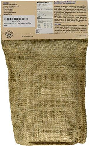 Wallenford Roasted and Ground 100% Jamaica Blue Mountain Coffee, 16oz (1lb) Bag