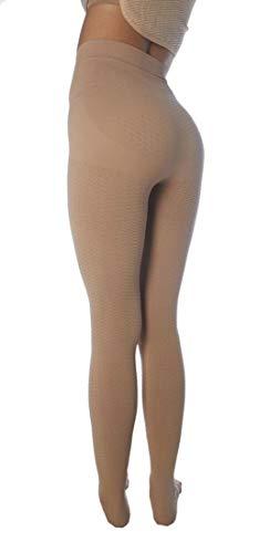 CzSalus CzSalus Lipedema, Lymphedema Support Slimming Compression Leggins (Kl1 18-21 mmHg) - (Nude, XS)