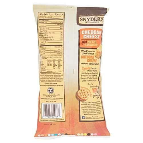 Snyder's of Hanover Snyder's of Hanover Pretzel Sandwiches - Cheddar Cheese - 8 oz - 2 pk