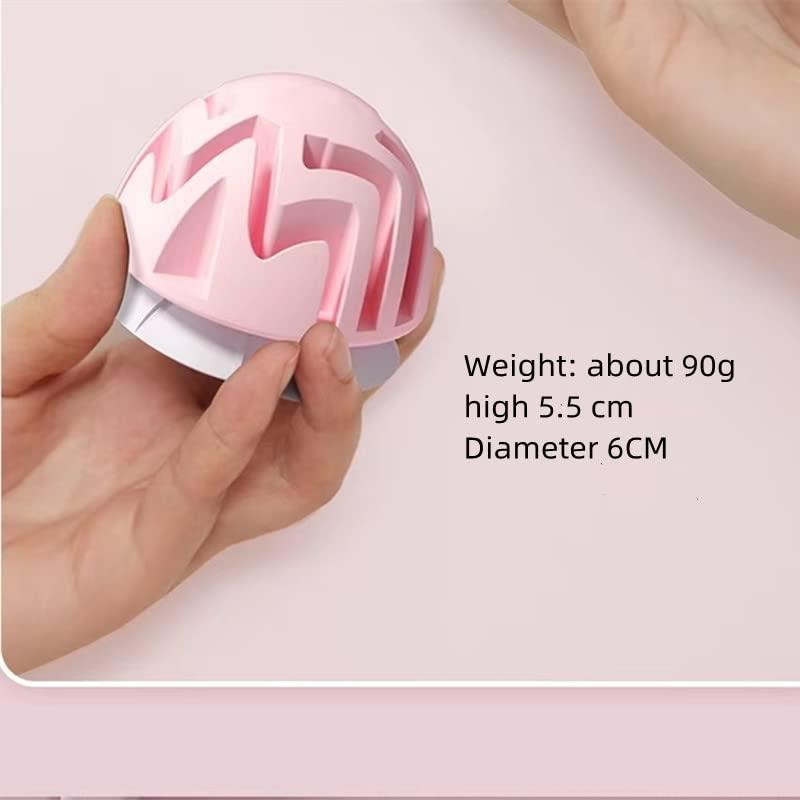 SuperSilk Suction Cup Type Fascia Ball Adsorption Type Silica Gel Sole Shoulder Neck Back Massage Point Muscle Relaxation Meridian Massage Ball (Round Head)