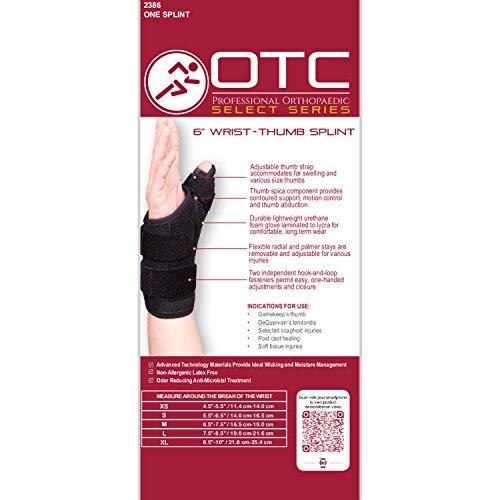 OTC OTC Wrist-Thumb Splint, 6-Inch, Select Series, Large (Right Hand)