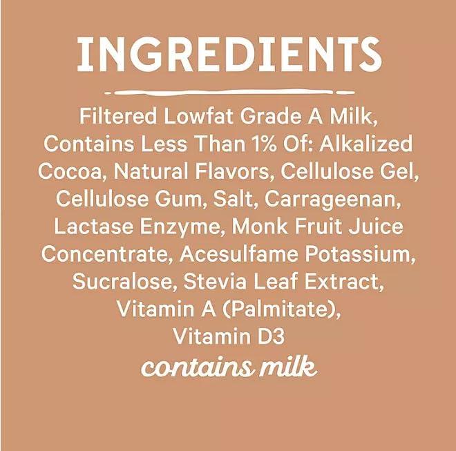 Sophley Fairlife Nutrition Plan High Protein Chocolate Shake, 12 pk. & a Sophley Individually Wrapped Red and White Flex Straws Set