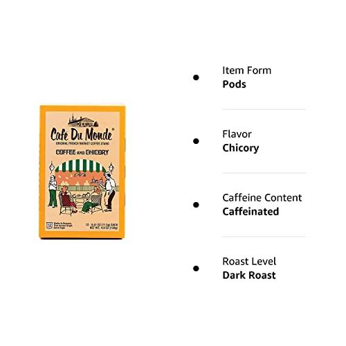 Cafe Du Monde Cafe Du Monde Coffee and Chicory Single-Serve Cup Pods, 12 Count